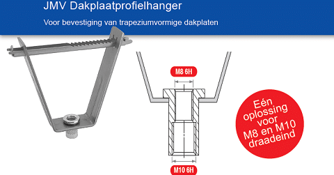 Nieuwsbericht: 2-in-1 dakplaathanger JMV