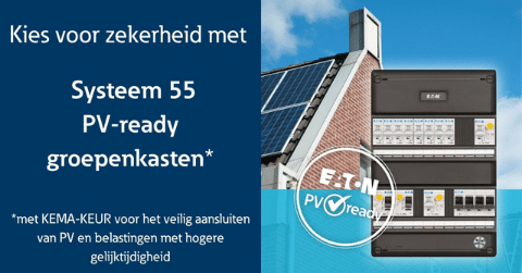 Nieuwsbericht: Eaton Systeem 55 PV-ready groepenkasten