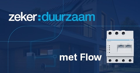 Nieuwsbericht: zeker:duurzaam met Flow energiebeheer van Hager