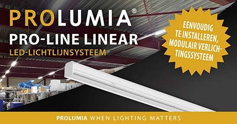 Nieuwsbericht: Prolumia Pro-Line Linear: nieuw modulair lichtlijnsysteem