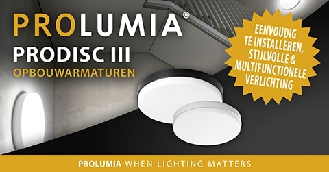 Nieuwsbericht: Prolumia Prodisc III: Stijlvol & multifunctioneel