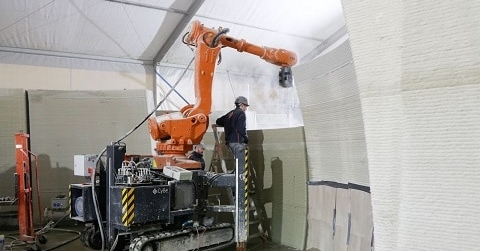 Nieuwsbericht: Eerste 3D-geprinte gebouw