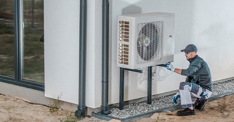 Nieuwsbericht: Werken aan minder zware warmtepomp