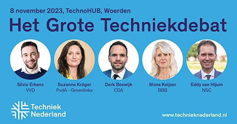 Nieuwsbericht: Techniekdebat met kandidaten Tweede Kamer