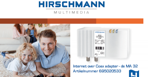 Nieuwsbericht: High Speed internet over Coax
